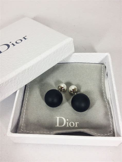 dior rarrings|authentic christian Dior earrings.